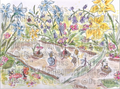 'Rush Hour At Daffodil Lane' Fine Art print